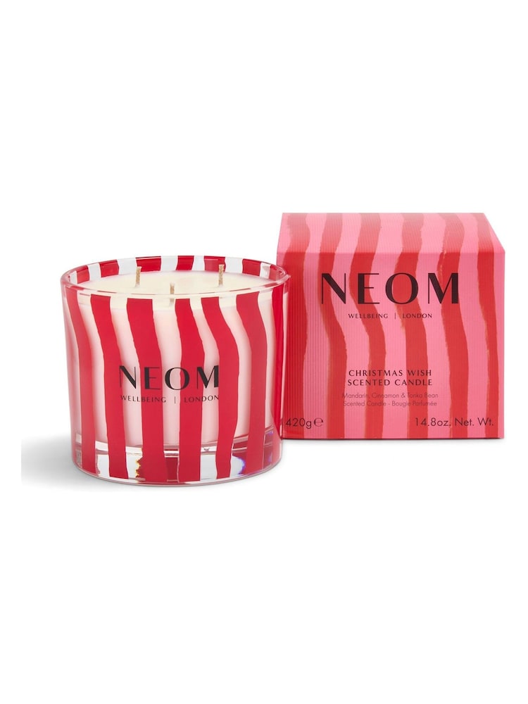 NEOM Christmas Wish Scented Candle 3 Wick - Image 1 of 5