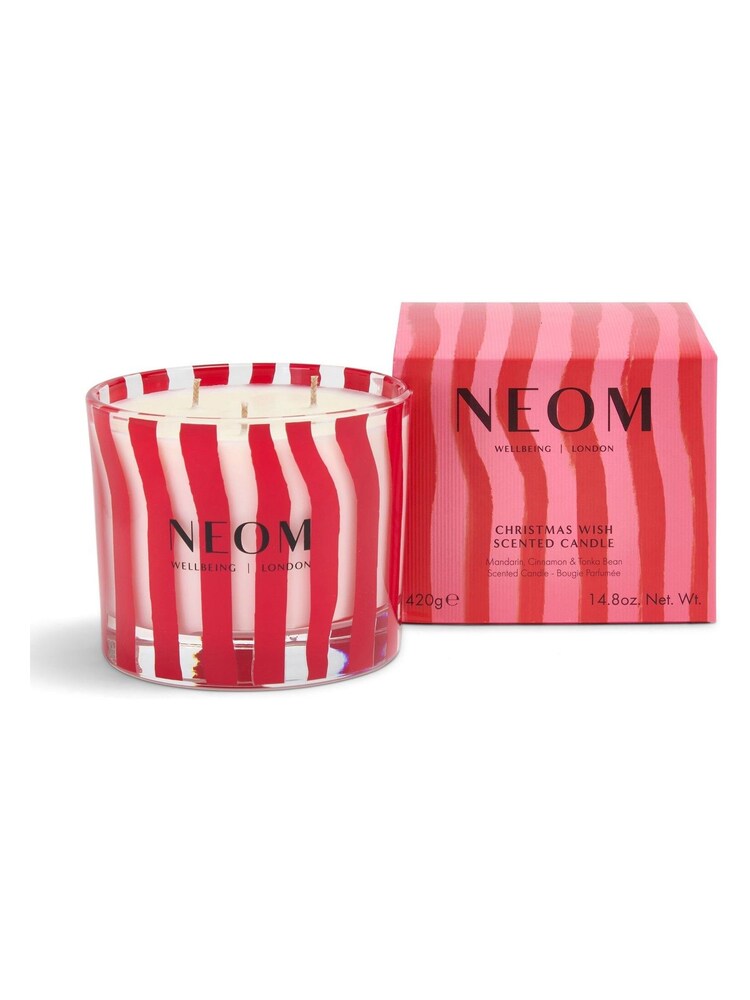 NEOM Christmas Wish Scented Candle 3 Wick - Image 1 of 5 NEOM Christmas Wish Scented Candle 3 Wick - Image 1 of 5