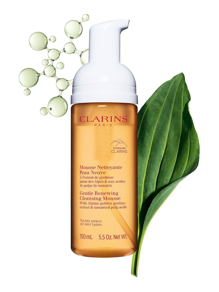 Clarins Gentle Renewing Cleansing Mousse 150ml - Image 2 of 3