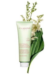 Clarins Black/White Purifying Gentle Foaming Cleanser 125ml - Image 2 of 5