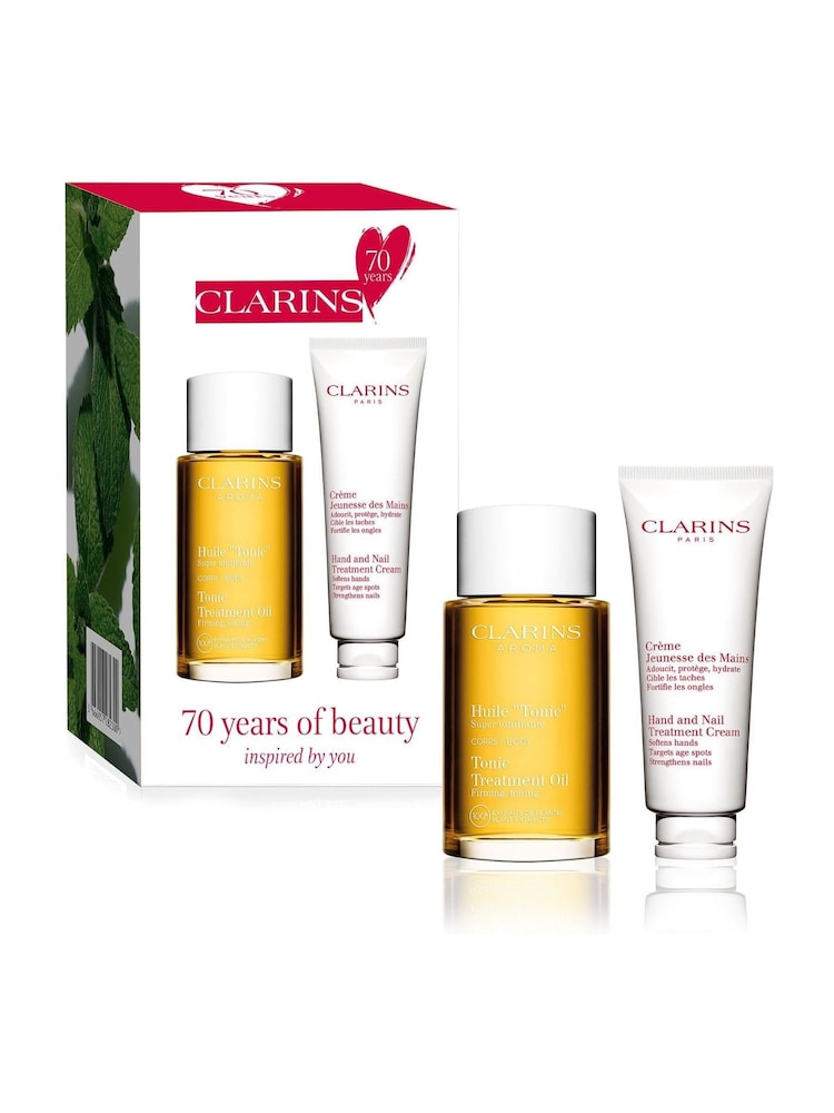 Clarins 70 Years of Beauty Collection Gift Set (worth £72) - Image 1 of 4