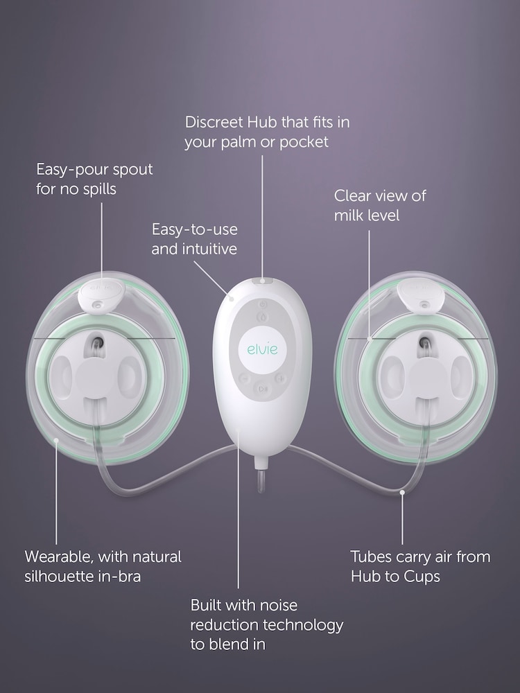 Elvie Stride Double Hospital-Grade, Handsfree Electric Breast Pump - Image 6 of 6