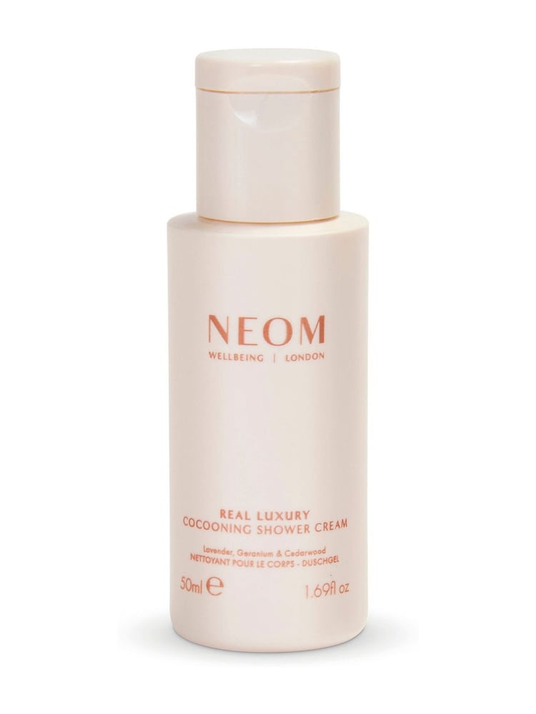 NEOM Real Luxury Cocooning Shower Cream 50ml - Image 1 of 5 NEOM Real Luxury Cocooning Shower Cream 50ml - Image 1 of 5
