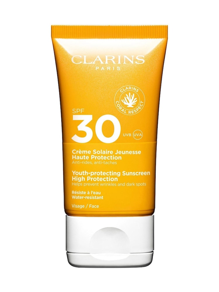 Clarins Youth-Protecting Sun Cream High Protection SPF 30 50ml - Image 1 of 5