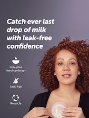 Elvie Catch Pair of Silicone Milk Collection Cups - Image 4 of 6