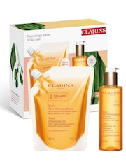 Clarins Black/White Cleansing Oil + Refill Duo Set - Image 1 of 5