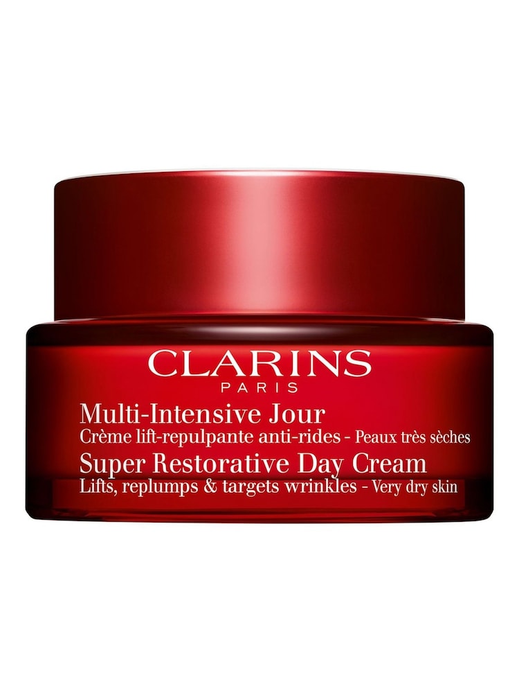 Clarins Super Restorative Day Cream Very Dry Skin 50ml - Image 1 of 4 Clarins Super Restorative Day Cream Very Dry Skin 50ml - Image 1 of 4