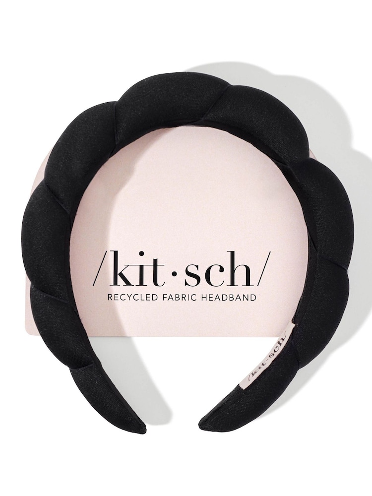Kitsch Puffy Cloud Fashion Black Headband - Image 1 of 5 Kitsch Puffy Cloud Fashion Black Headband - Image 1 of 5