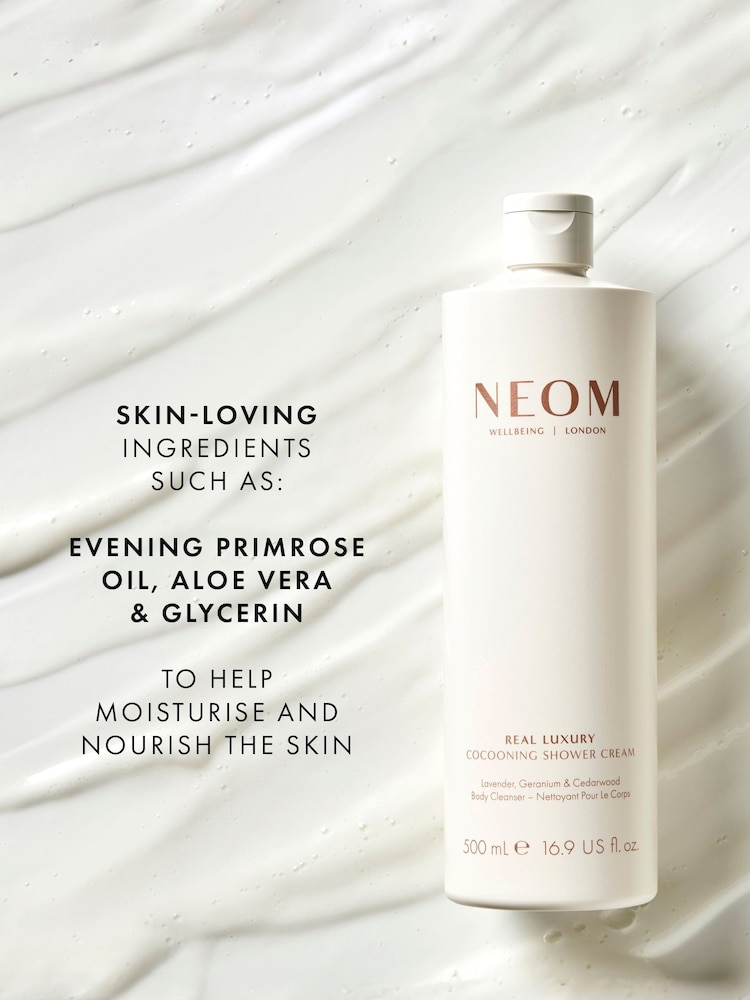 NEOM Real Luxury Cocooning Shower Cream 500ml - Image 2 of 5
