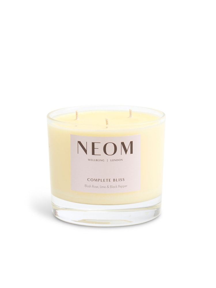 NEOM Complete Bliss Scented Candle 3 Wick - Image 3 of 3 NEOM Complete Bliss Scented Candle 3 Wick - Image 3 of 3
