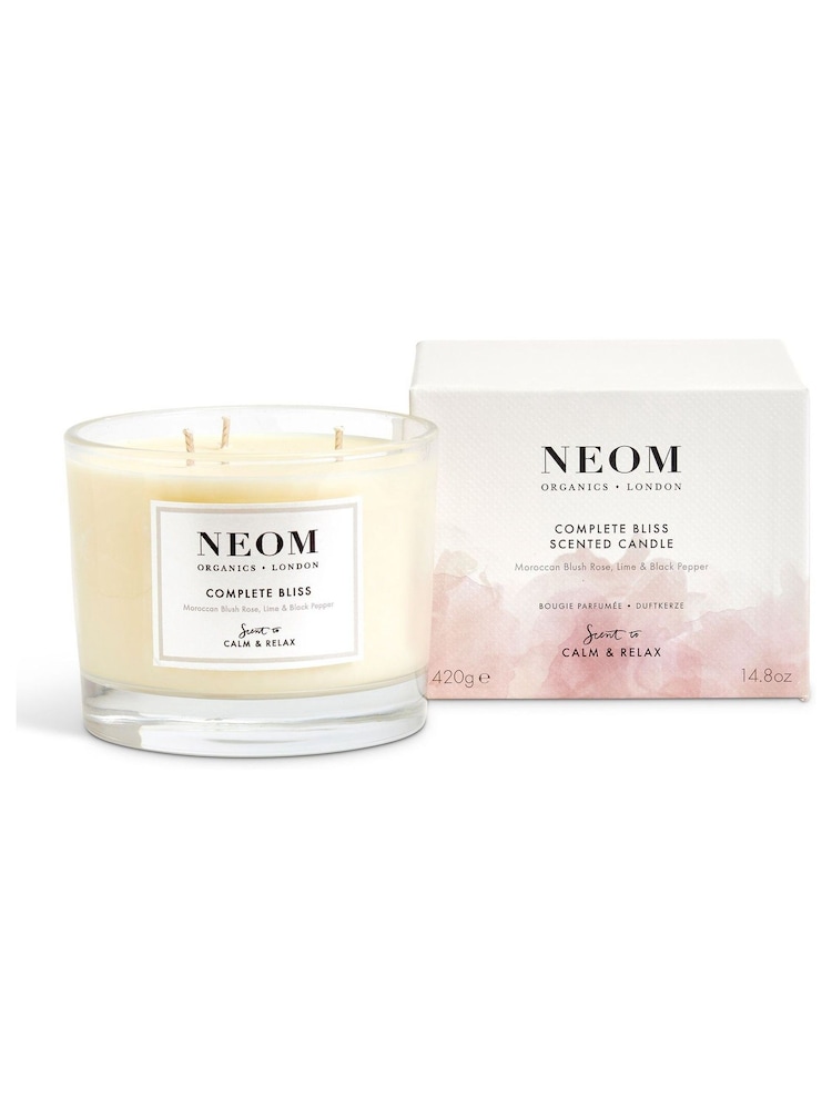 NEOM Complete Bliss Scented Candle 3 Wick - Image 5 of 5
