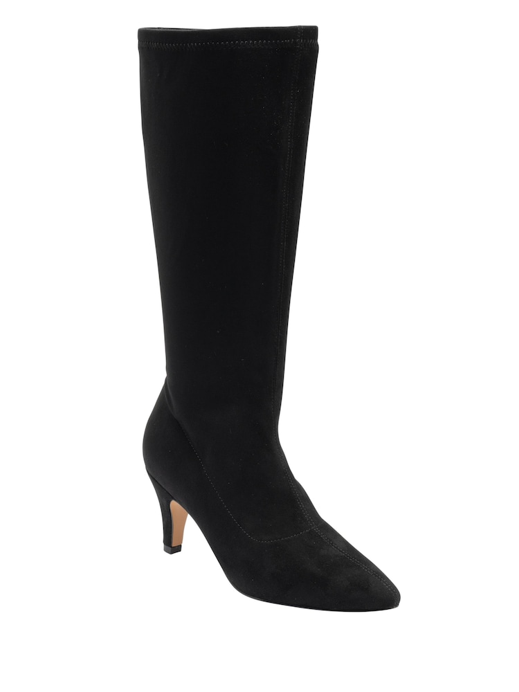 Lotus Heeled Stretch High Leg Boots - Bild 1 von 4 Lotus Heeled Stretch High Leg Boots - Bild 1 von 4