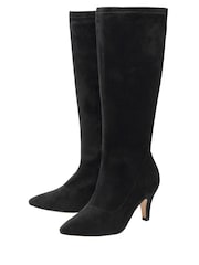 Lotus Heeled Stretch High Leg Boots - Bild 2 von 4