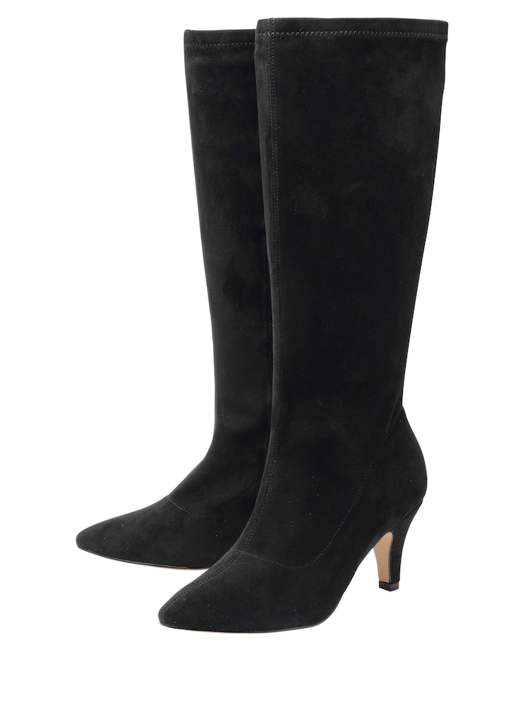 Lotus Heeled Stretch High Leg Boots - Bild 2 von 4 Lotus Heeled Stretch High Leg Boots - Bild 2 von 4