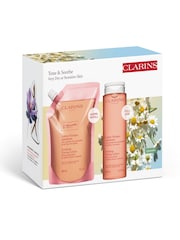 Clarins Black/White Soothing Toning Lotion and Refill Duo Set - Image 2 of 5