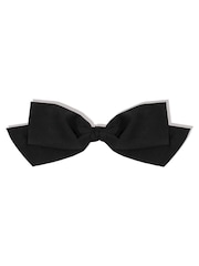 Kitsch Fabric Bow Black Hair Clip - Image 2 of 5
