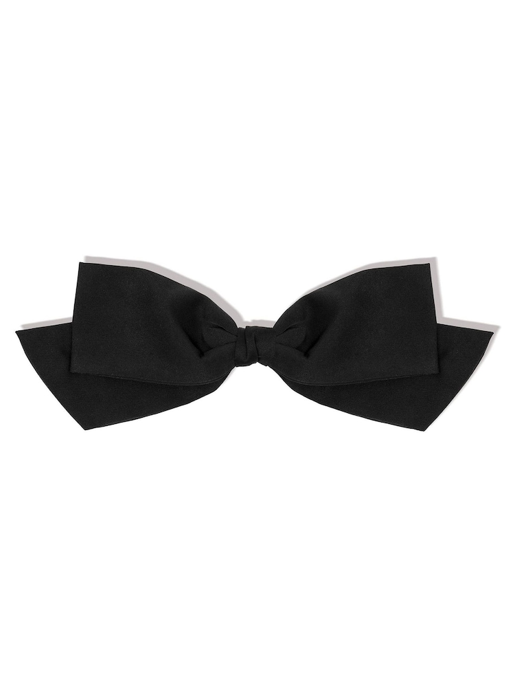 Kitsch Fabric Bow Black Hair Clip - Image 2 of 5