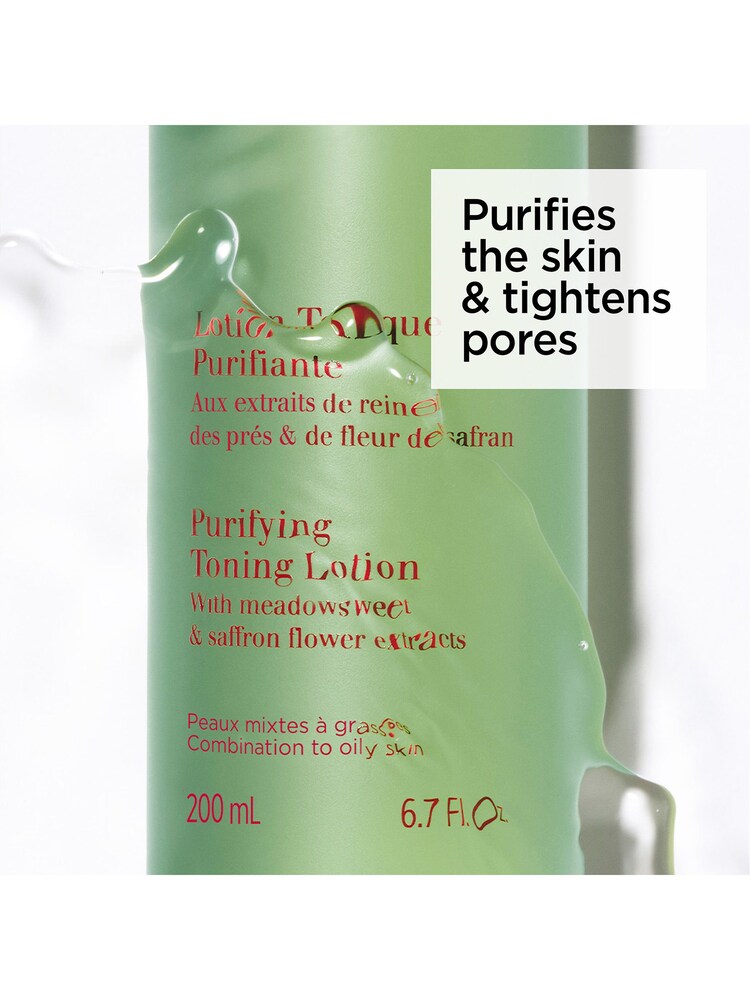 Clarins Black/White Purifying Toning Lotion and Refill Duo Set - Image 2 of 5 Clarins Black/White Purifying Toning Lotion and Refill Duo Set - Image 2 of 5