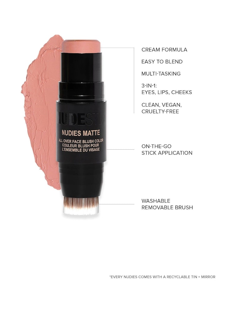 NUDESTIX Nudies Blush All-Over Face Matte Colour - Image 2 of 5