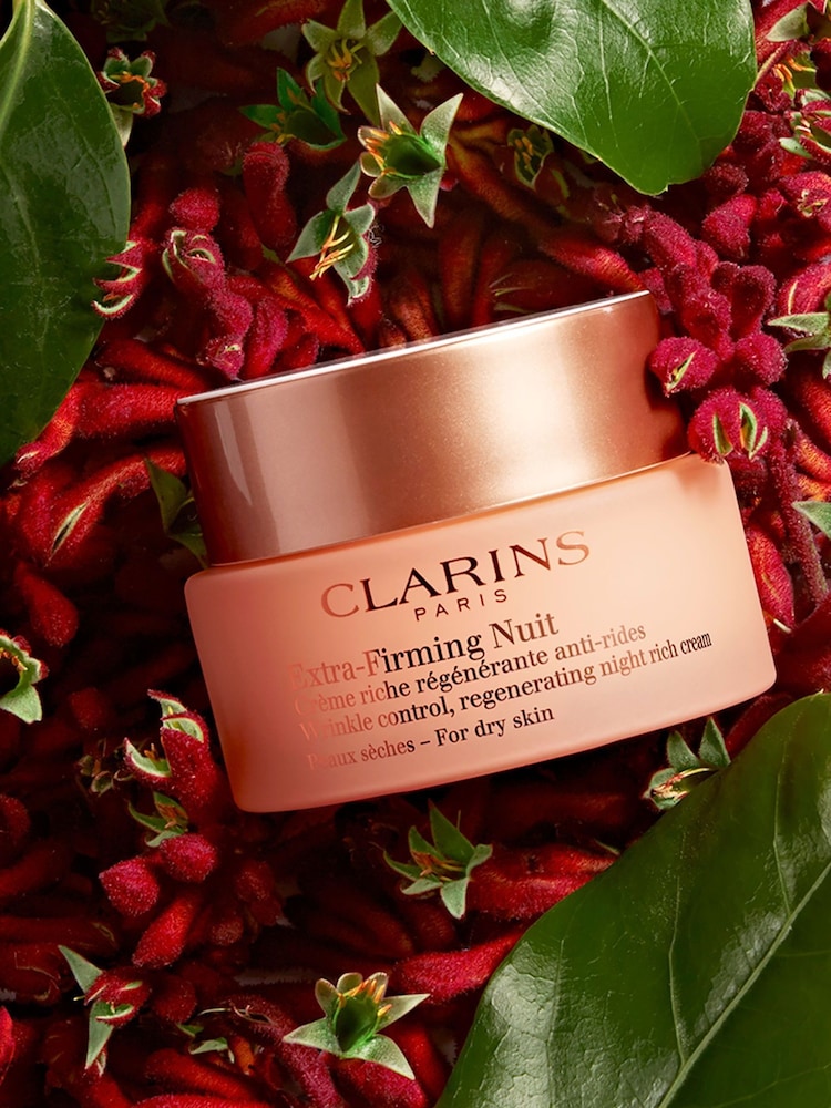 Clarins Dry Skin Extra Firming Night Cream 50ml - Image 1 of 4 Clarins Dry Skin Extra Firming Night Cream 50ml - Image 1 of 4