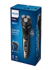 Philips Wet & Dry Electric Shaver Series 3000 with 5D Flex  Pivot heads, Travel Pouch and Popup trimmer S3242/12 - Image 3 of 5