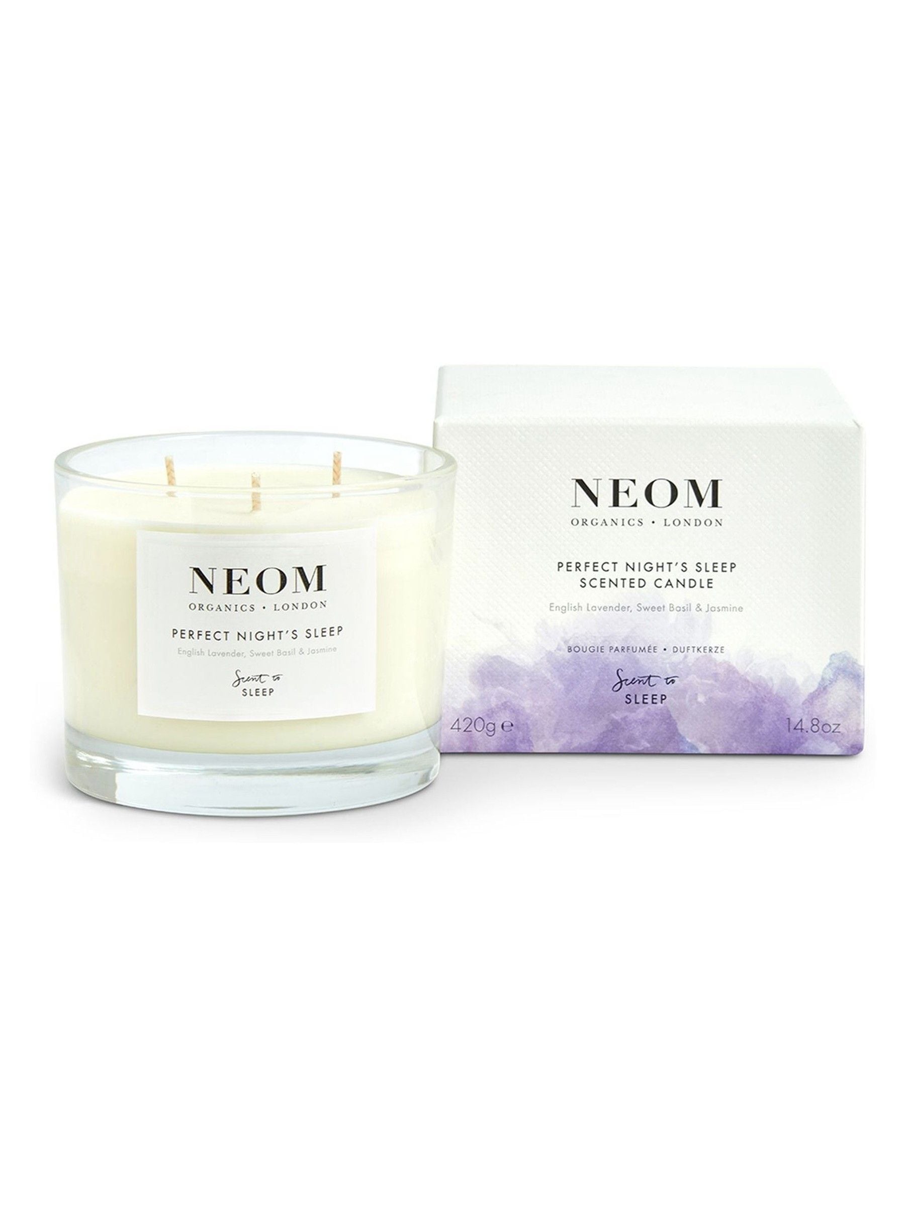Neom Unisex Kids White 3 Wick Candle - Image 5