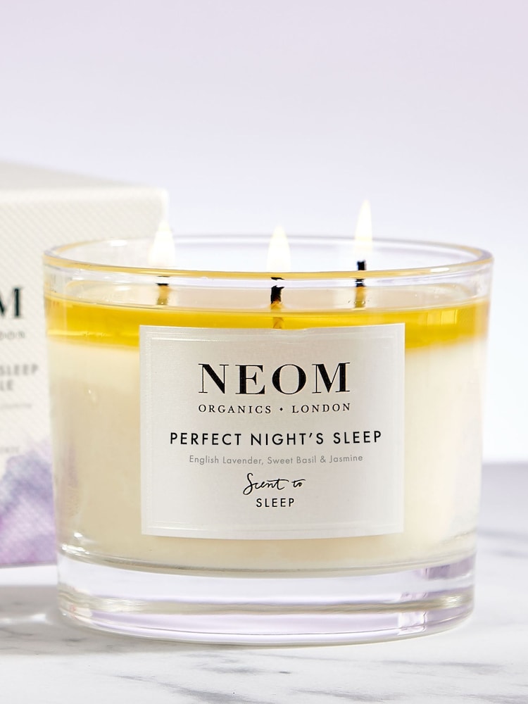 NEOM Perfect Nights Sleep Scented Candle 3 Wick - Image 1 of 5