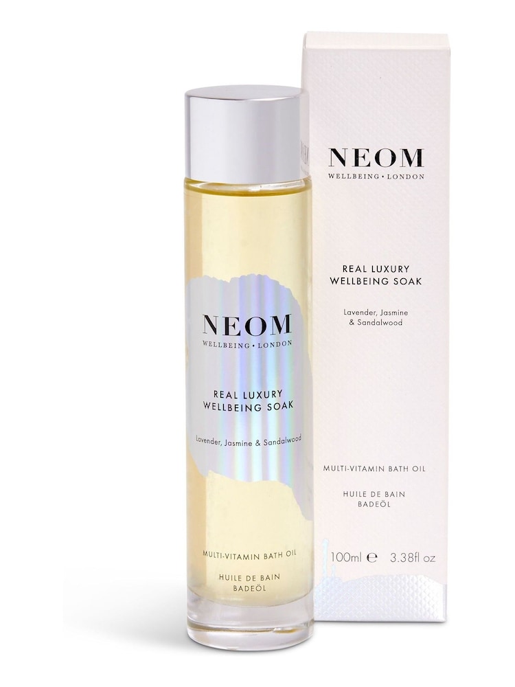 NEOM Real Luxury Wellbeing Soak Multi Vitamin Bath Oil 100ml - Image 1 of 5