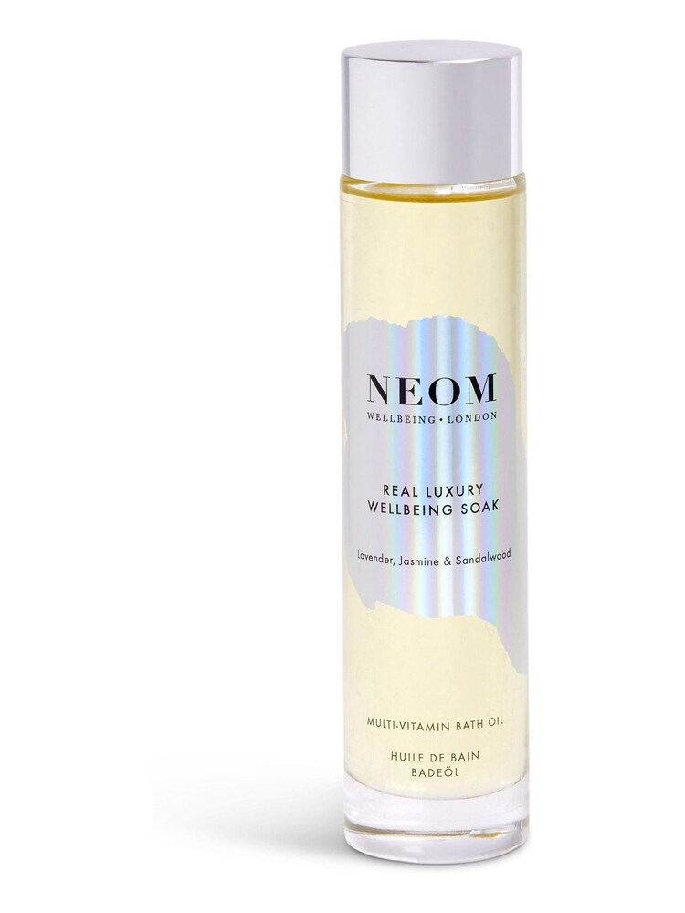NEOM Real Luxury Wellbeing Soak Multi Vitamin Bath Oil 100ml - Image 5 of 5 NEOM Real Luxury Wellbeing Soak Multi Vitamin Bath Oil 100ml - Image 5 of 5