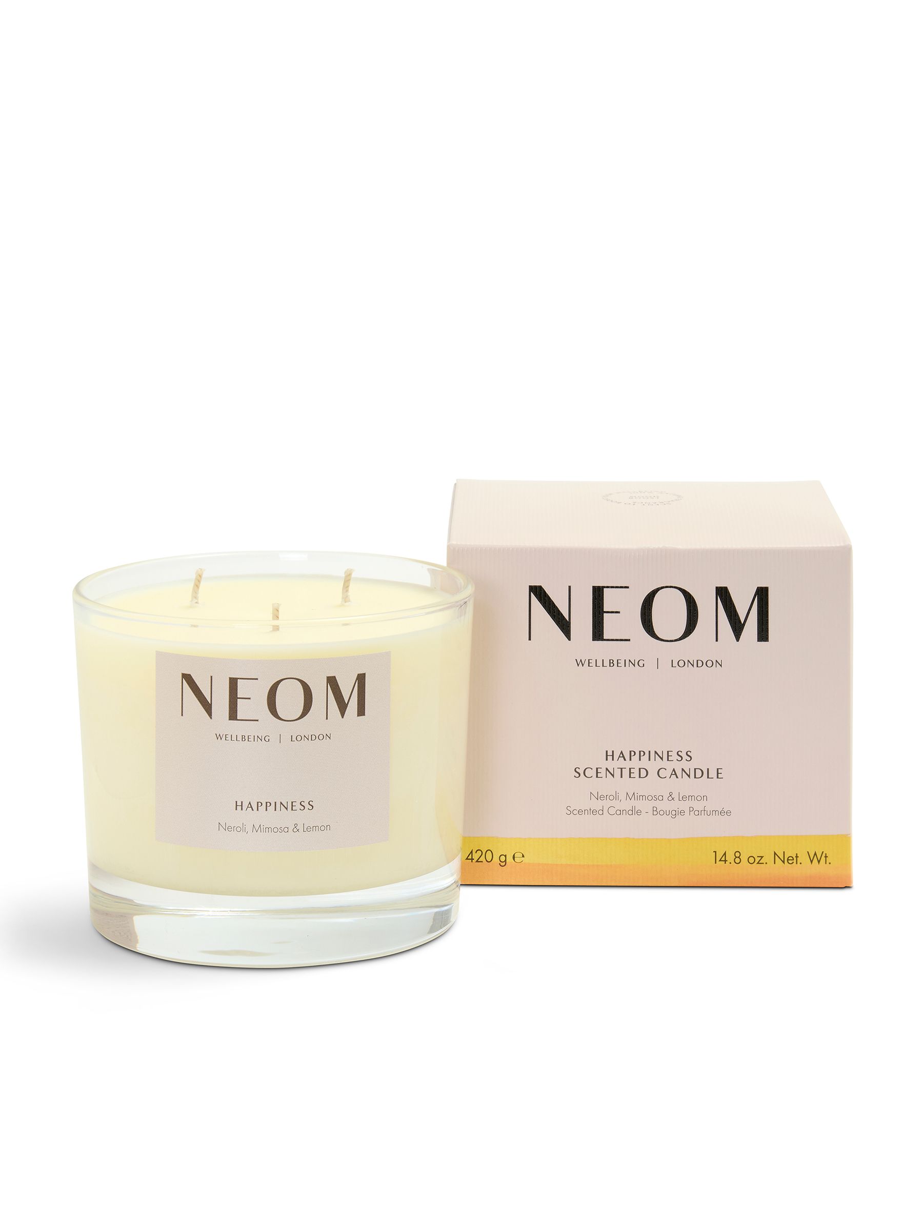 Neom Wellbeing Happiness Scented Candle 420G - Image 6