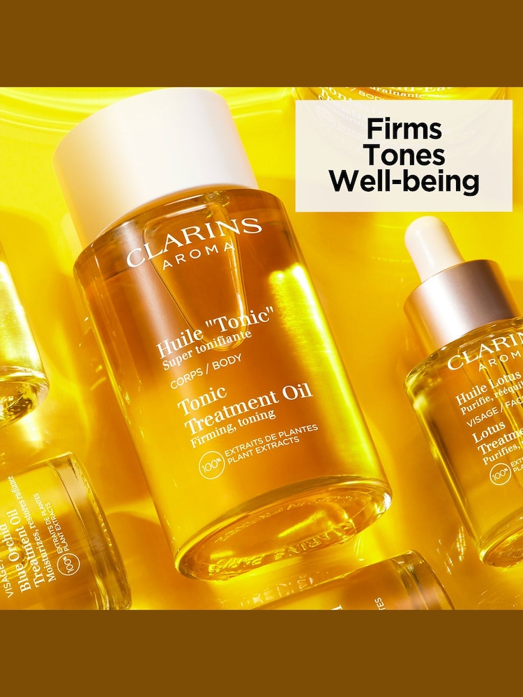 Clarins Tonic Body Treatment Oil 100ml - Image 2 of 5