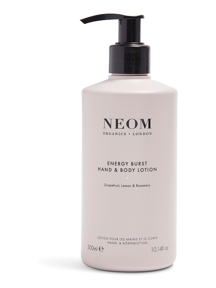 NEOM Energy Burst Hand & Body Lotion 300ml - Image 1 of 5 NEOM Energy Burst Hand & Body Lotion 300ml - Image 1 of 5