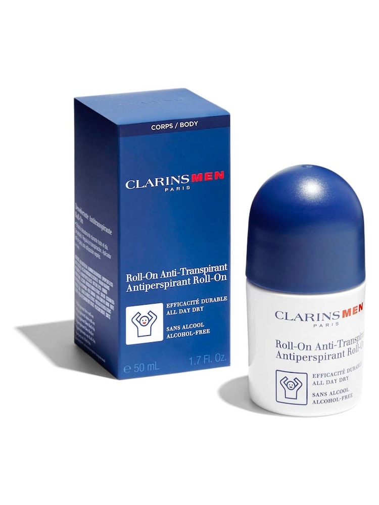 Clarins Men Antiperspirant Roll On 50ml - Image 1 of 5
