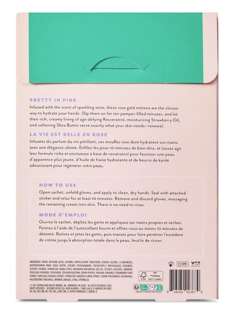 Patchology Rosé Fingers Renewing Hand Mask - Image 6 of 6