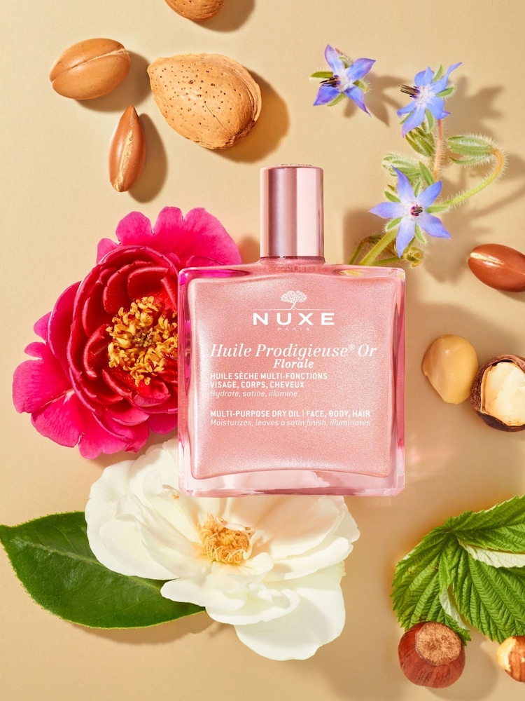 Nuxe Huile Prodigieuse Or Florale Multi-Purpose Dry Oil for Face, Body and Hair 50ml - Image 5 of 5