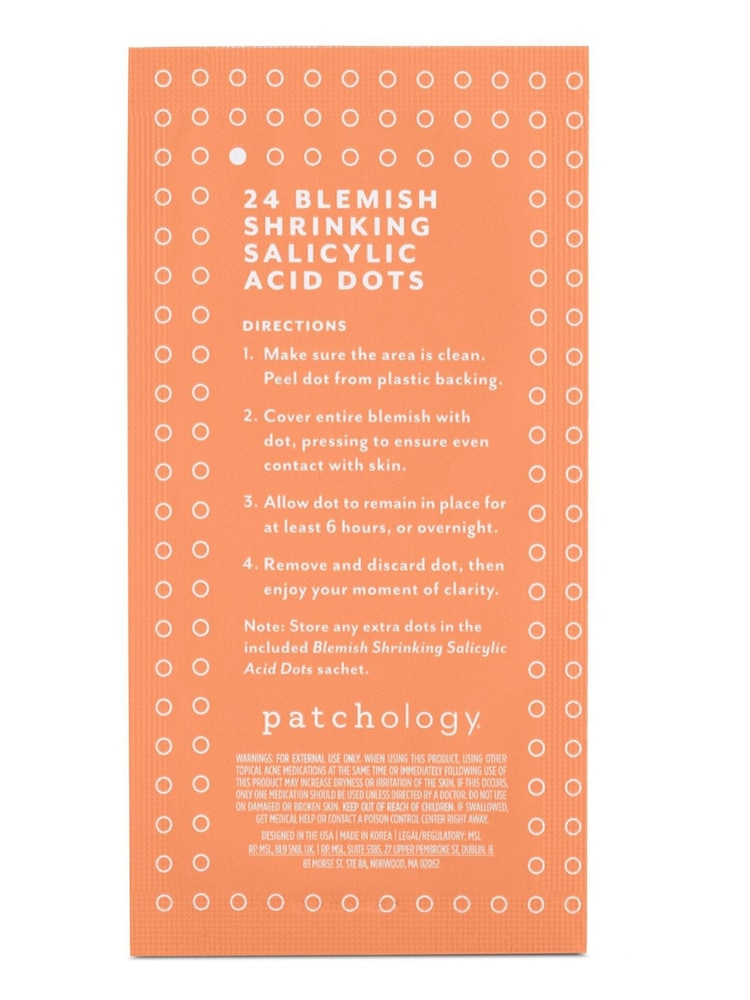Patchology Breakout Box 24 Blemish Salicylic Acid Dots Gift Set - Image 5 of 5