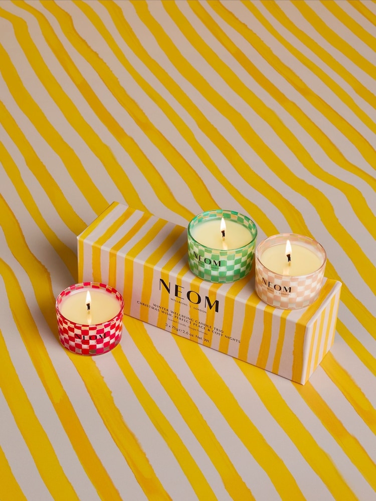 NEOM Winter Wellbeing Candle Trio Gift Set (Worth £60) - Image 2 of 5