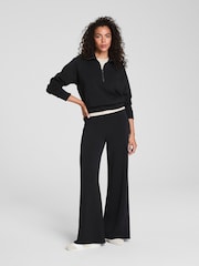 Spanx Black AirEssentials® Petite Wide Leg Pants - Image 2 of 4