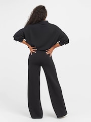 Spanx Black AirEssentials® Petite Wide Leg Pants - Image 3 of 4