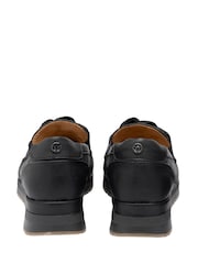 Lotus Black Wedge Loafer Shoes - Image 3 of 4