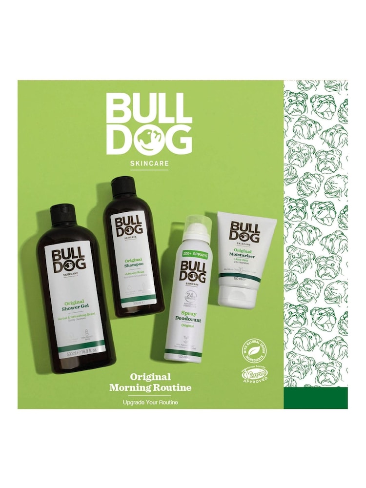 Bulldog Morning Routine White Gift Set - Image 1 of 1