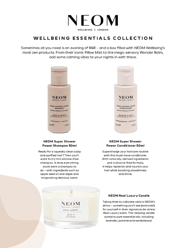 NEOM Wellbeing Essentials Collection Beauty Box - Image 3 of 3