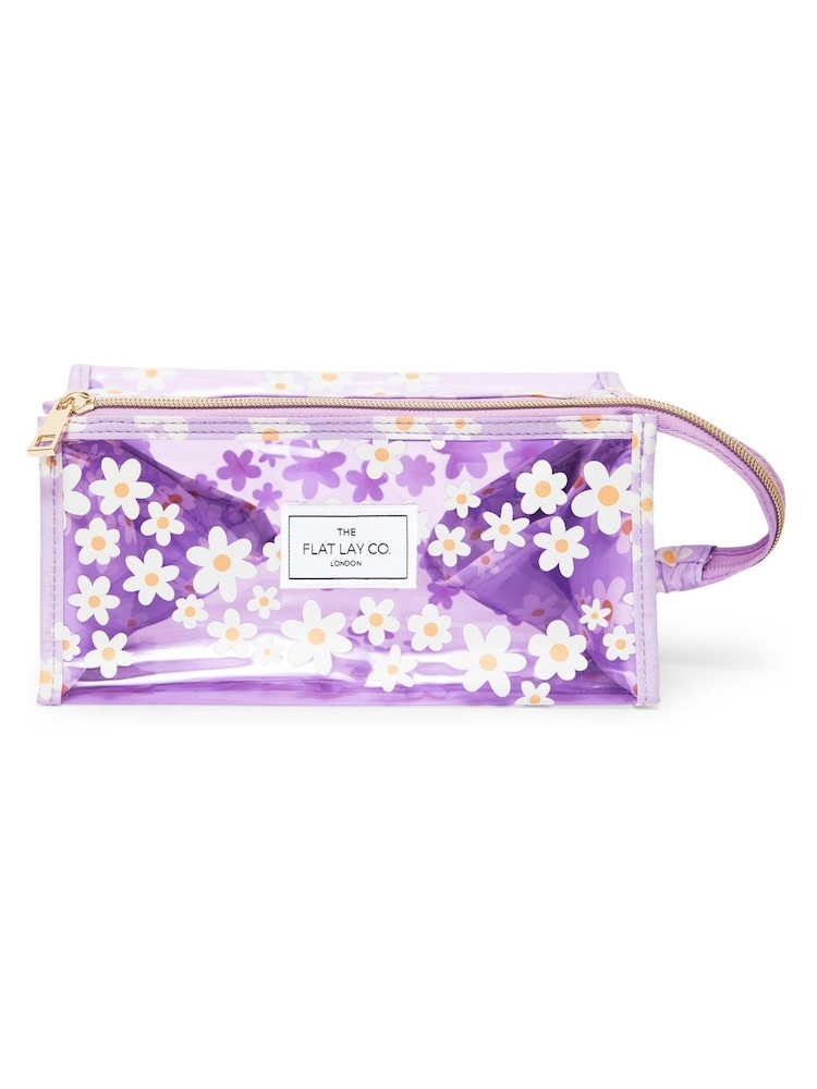 The Flat Lay Co. Open Flat Jelly Box Makeup Bag - Image 1 of 4