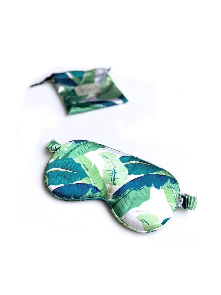 The Flat Lay Co. Oversized Satin Sleep Eye Mask - Image 1 of 2