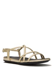 FitFlop Gold Gracie Metallic Snake Sandals - Image 2 of 4