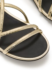 FitFlop Gold Gracie Metallic Snake Sandals - Image 4 of 4