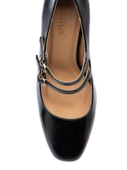 Lotus Heeled Mary Jane Shoes - 4суретінің 4 суреті