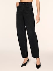 SPANX Black Authentic 360 Barrel Leg Jeans SPANXshape™ - Image 2 of 3
