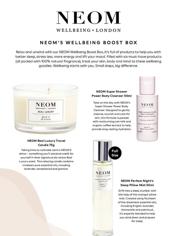 NEOM Wellbeing Boost Box (Worth £100) - Image 3 of 3
