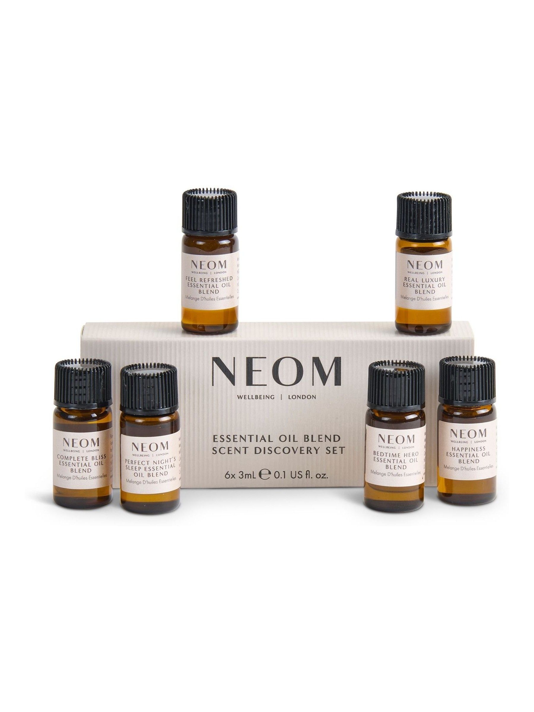 NEOM Wellbeing Essential Oil Blend Scent Discovery Set - Image 4